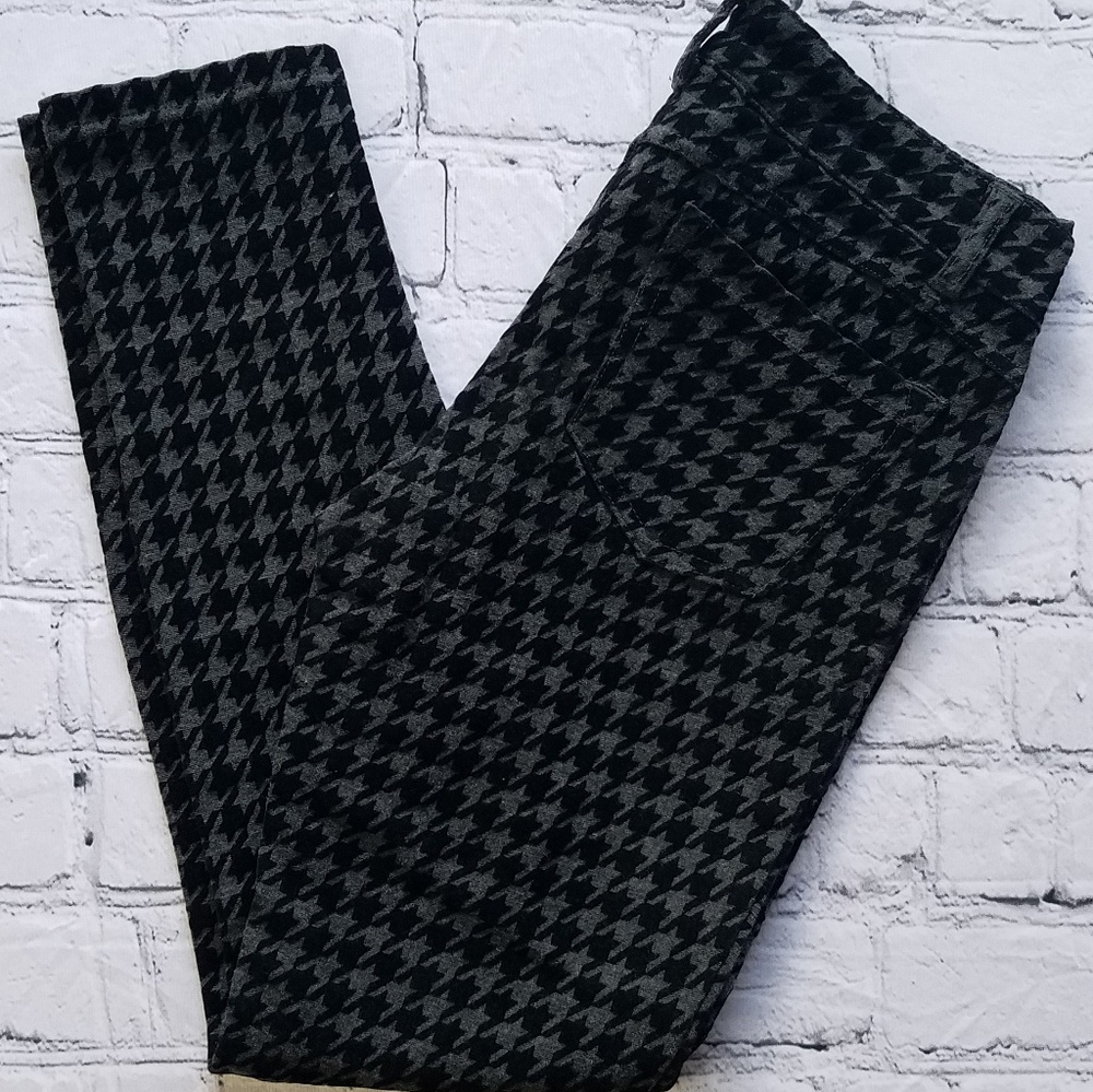 Jolt Black Grey Houndstooth Pants Jean's Sz 7